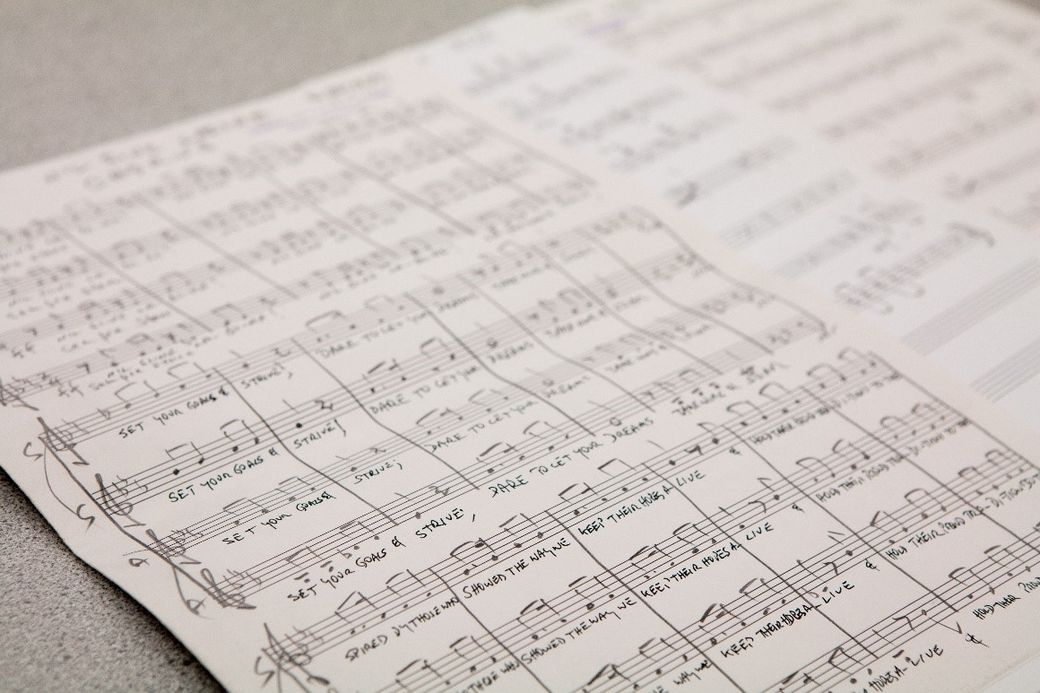 original-sheet-music-of-the-school-song-a