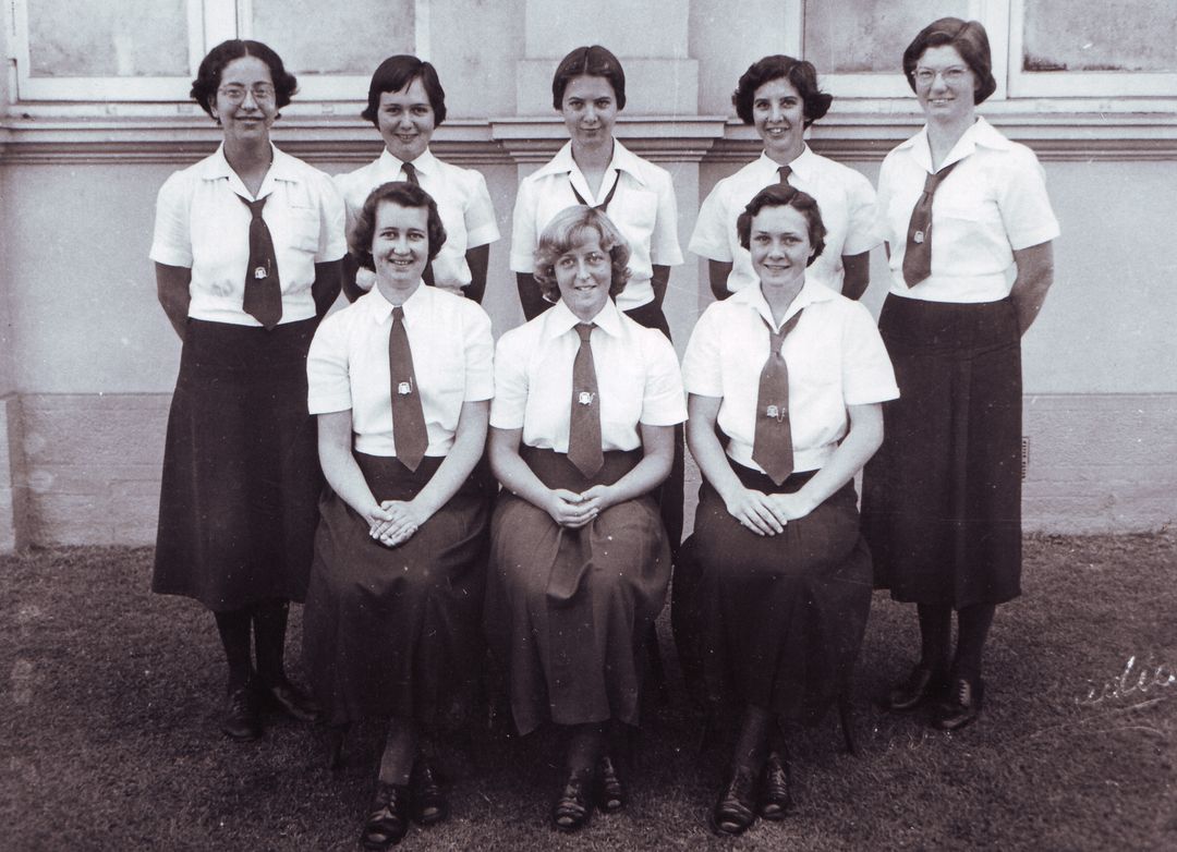 1951-school-prefects-eva-back-row-left