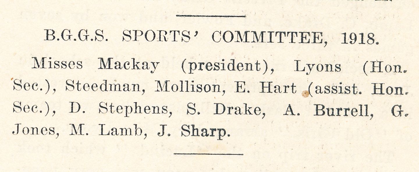 1918-bggs-sports'-committee